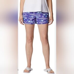 $50 Columbia Womens Sandy River II Printed Shorts
